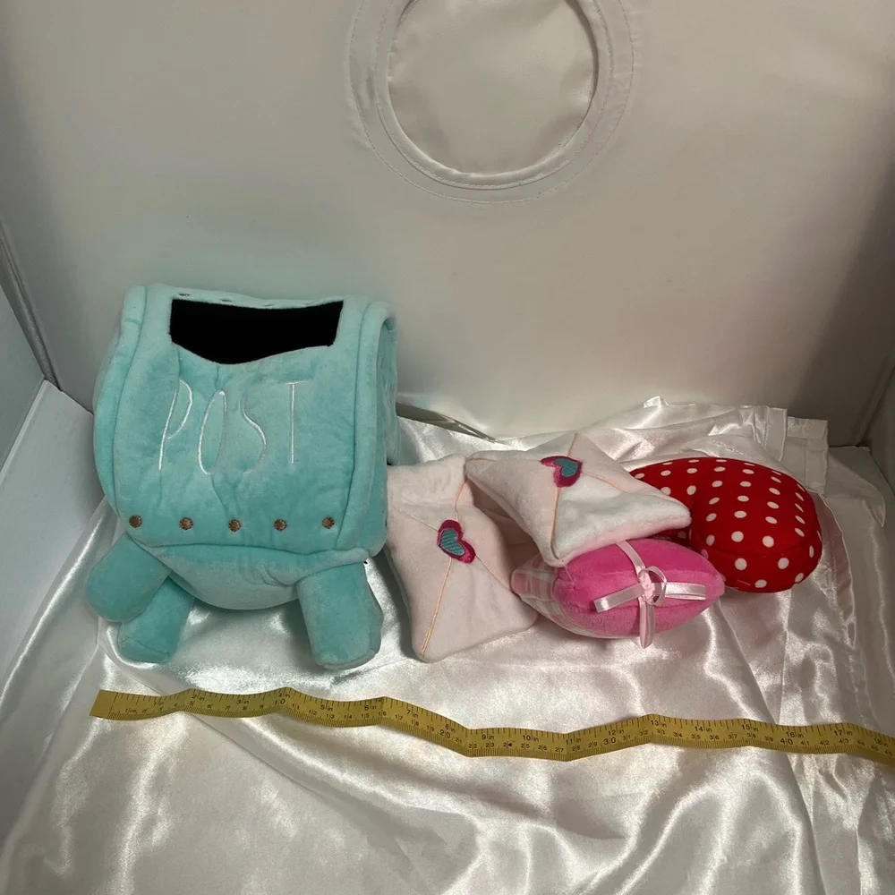 Teal Plush Mailbox Toy